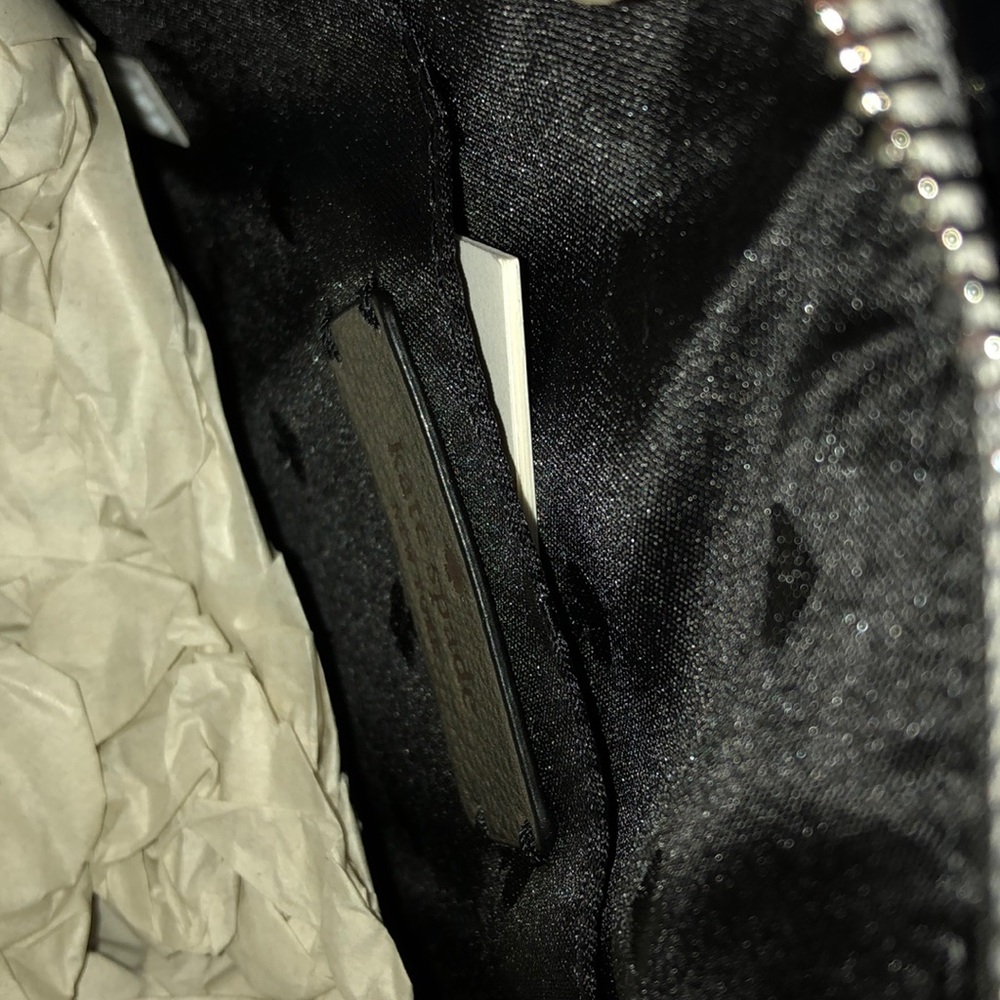 Kate Spade NWT silver mini dome crossbody🔥🔥 - Picture 10 of 15